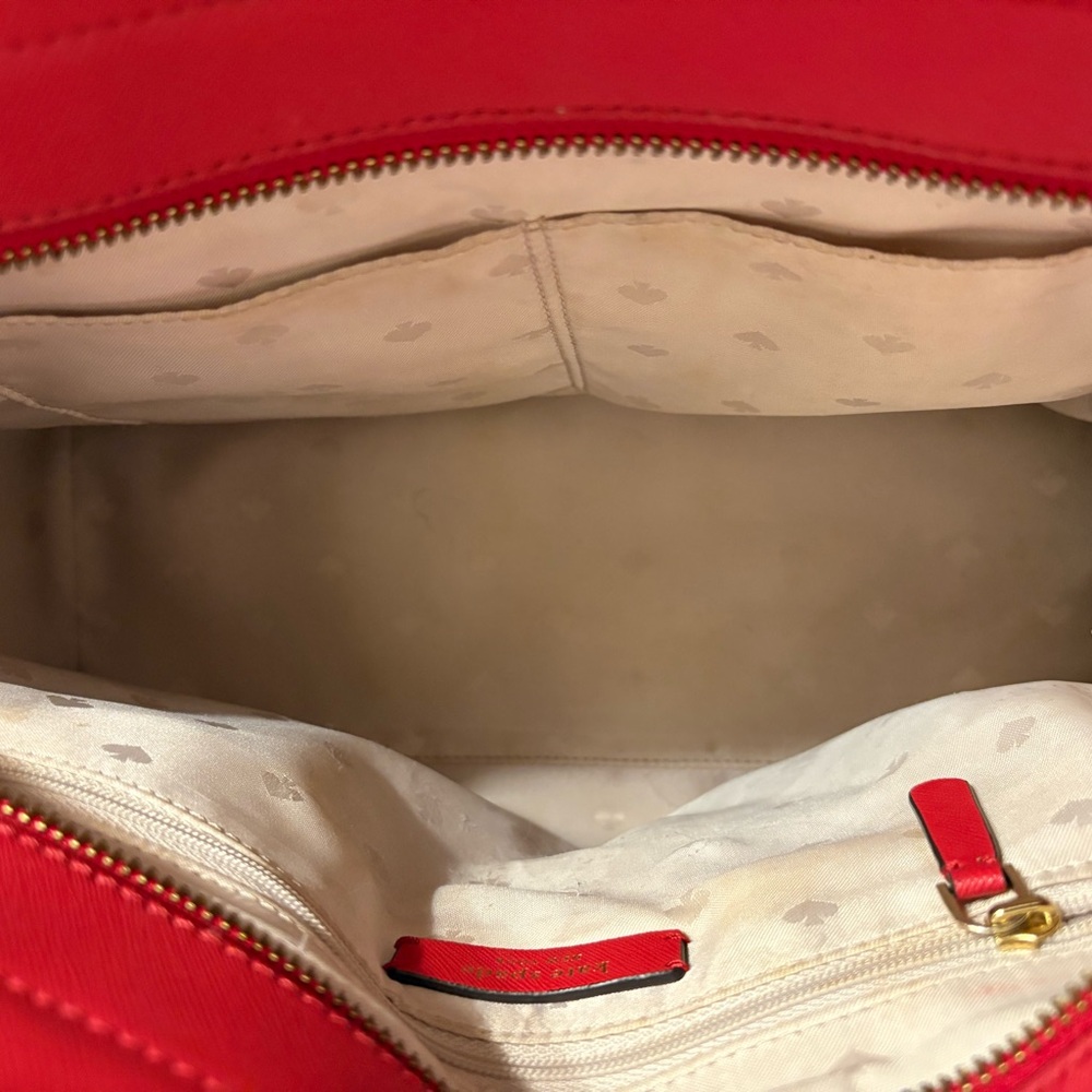 Kate Spade New York Cameron Medium Satchel in Rosso - Vibrant Red - Picture 5 of 5